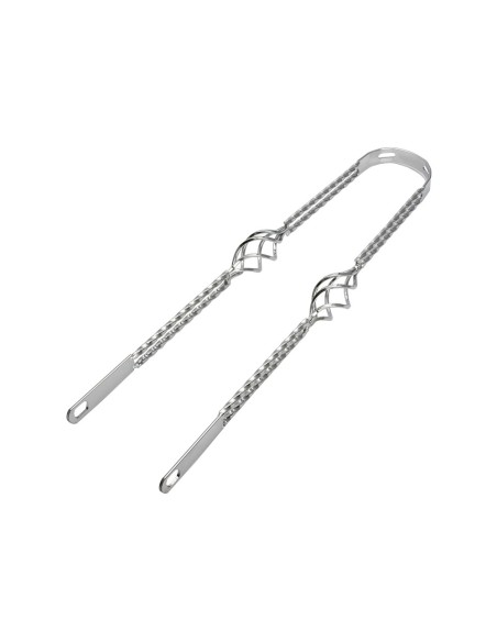 26 Cage Twisted Fender Braces Chrome.